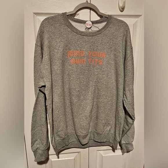 • The Little Milk Bar TLMB • women’s large grey sweatshirt - Picture 3 of 3